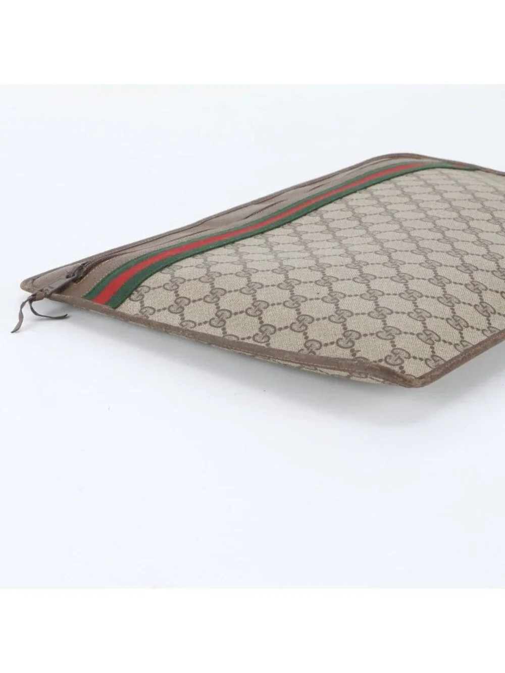 Gucci Ludo GG Spuri Sherry Line Leather Secondbag Clutch